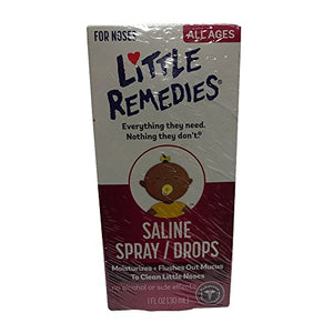 Little Remedies Noses Saline Spray Drops For Dry Or Stuffy Noses - 1 OZ
