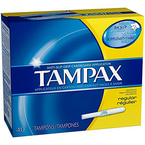 Tampax Tampons with Flushable Applicator, Super Plus Absorbancy - 40 each.