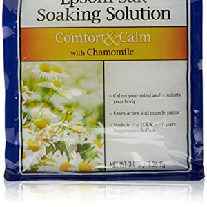 Dr. Teals Epsom Salt Soaking Solution, Comfort and Calm With Chamomile - 3 lb