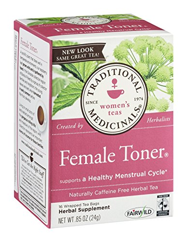 Traditional Medicinals - Female Toner Tea - Supports Female Systems - 16 Tea Bags