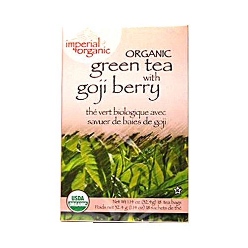 Uncle Lee's Tea - Imperial Organic Green Tea with Goji Berry - 18 Tea Bags