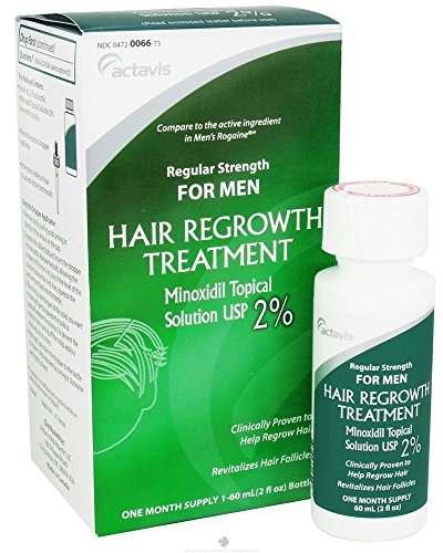 Minoxidil 2%Regular Strength Hair Regrowth Treatment Solution -  60 ml