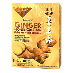 Prince of Peace, Instant Ginger Honey Crystals -  10 Bags