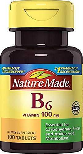Vitamin B-6 100 Mg tablets, By Nature Made - 100 ea
