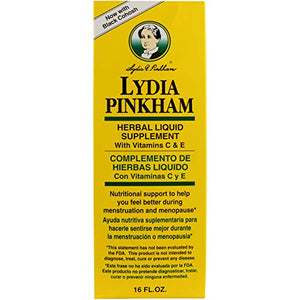 Lydia Pinkham liquid to feel better during menstruation and menopause - 448 ml.