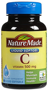 Nature Made Vitamin C 500 Mg Liquid Softgels - 60 ea