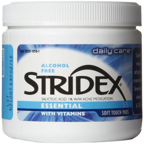 Stridex Triple Action Acne Pads With Salicylic Acid, Regular Strength Pads - 55 ea