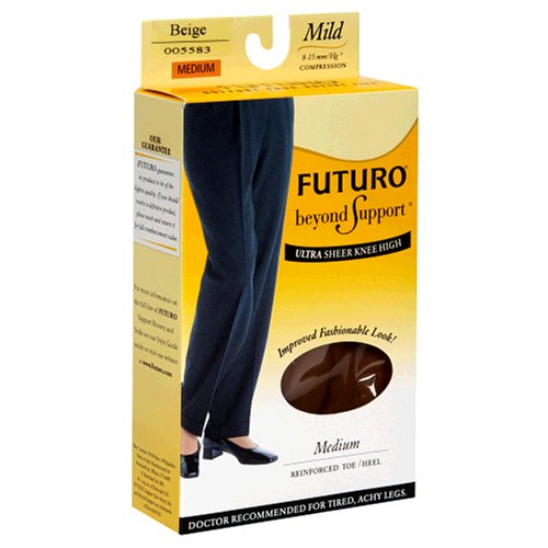 Futuro Ultra Sheer Knee Highs for Women, medium - 1 ea