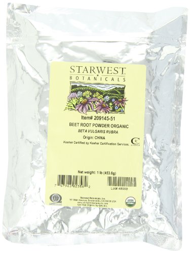 Starwest Botanicals - Bulk Beet Root Powder Organic - 1 lb.