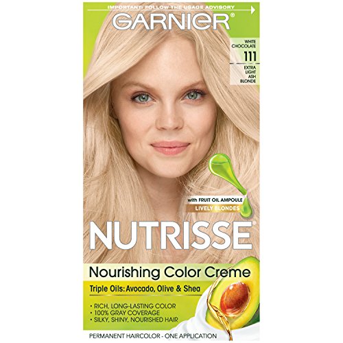 Garnier Nutrisse Permanent Haircolor,Extra-Light Ash Blonde 111 - 1 ea