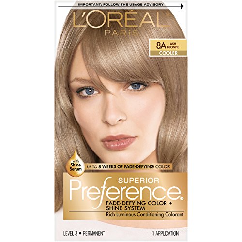 Loreal  Superior Preference Hair Color,8A Ash Blonde - 1 ea.