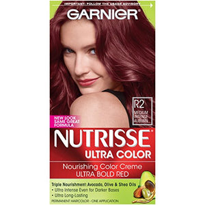 Garnier Nutrisse Nourishing Color Creme,Medium Intense Auburn R2-  1 ea