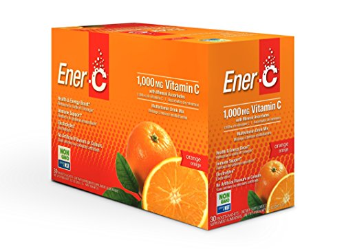 Ener-C - Vitamin C Effervescent Powdered Drink Mix Orange  - 1000 mg(Pack of 30)