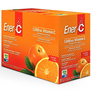 Ener-C - Vitamin C Effervescent Powdered Drink Mix Orange  - 1000 mg(Pack of 30)