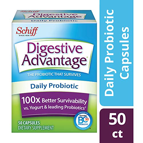 Schiff - Digestive Advantage Daily Probiotic - 50 Capsules