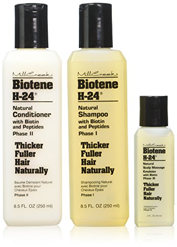 Mill Creek Biotene H-24 Tri-Pack Shampoo Conditioner Scalp Emulsion -- 1 Set
