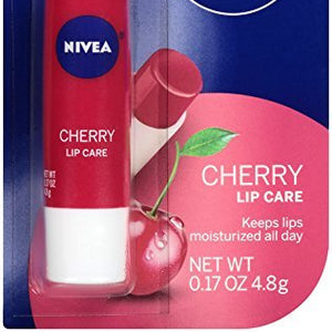 Nivea SPF 10 A Kiss of Cherry, Fruity Lip Care - 0.17 OZ