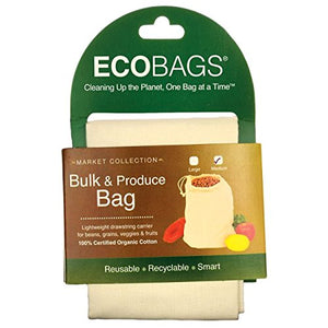 ECOBAGS Market Collection Organic Cloth Bulk and Produce Bag, Medium - 1 Bags