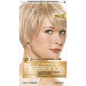 Loreal Preference Hair Color,9.5A Extra Light Ash Blonde - 1 ea.
