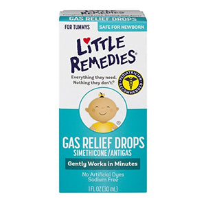 Little Remedies For Tummys Gas Relief Drops Natural Berry Flavor, Infants 0+  - 1 OZ