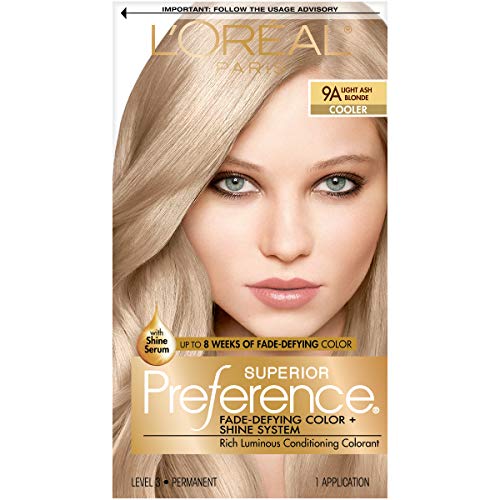 Loreal Superior Preference Hair color, 9A Light Ash Blonde - 1 ea.
