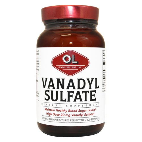 Olympian Labs - Vanadyl Sulfate with Niacin - 100 Capsules