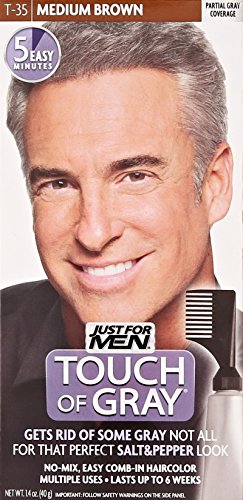 Just For Men Touch of Gray Hair, Medium Brown - Gray T35 - 1 ea.