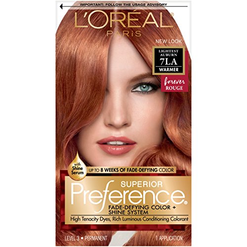 Loreal Preference Hair Color,# 7La Lightest Auburn 1 ea.