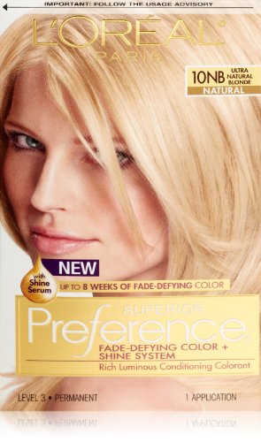 Loreal  Superior Preference Hair Color,#10Nb Ultimate Natural Blond - 1 ea.