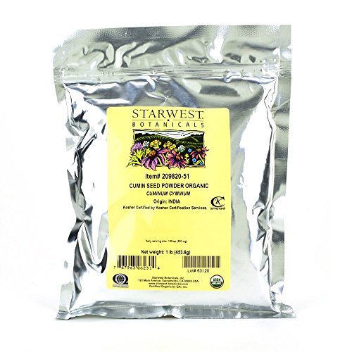Starwest Botanicals, Cumin Seed Powder, Organic - 1 lb
