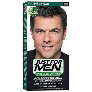 Just For Men Haircolor, Shampoo-In, Dark Brown H-45 - 1 ea