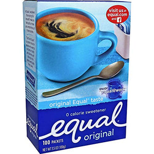 Equal Artificial Sweetener Packets - 100 ea