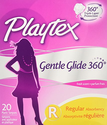 Playtex Gentle Glide Tampons Deodorant, Regular - 20 Ea