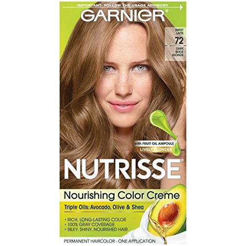 Garnier Nutrisse Permanent Haircolor Dark Beige Blonde 72 - 1 ea