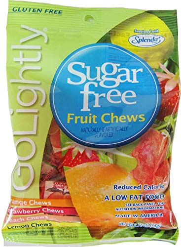 GoLightly Sugar Free Fruit Chews Candy - 2.75 oz