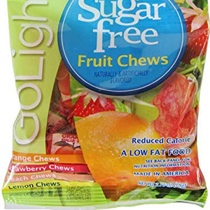 GoLightly Sugar Free Fruit Chews Candy - 2.75 oz