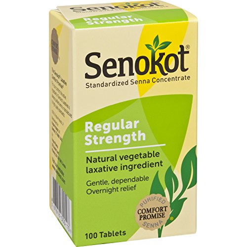Senokot Natural Vegetable Laxative Ingredient, Tablets - 100 ea