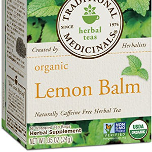 Traditional Medicinals - Organic Herbal Tea Lemon Balm - 16 Tea Bags