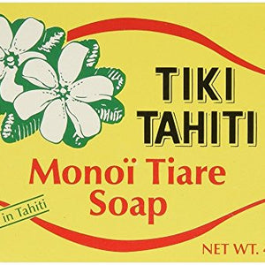 Monoi Tiare Tahiti - Coconut Oil Soap Bar Tiare (Gardenia) - 4.55 oz.