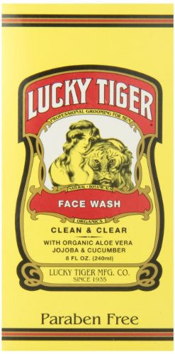 Lucky Tiger - Face Wash Clean and Clear Certified Organic - 8 oz.