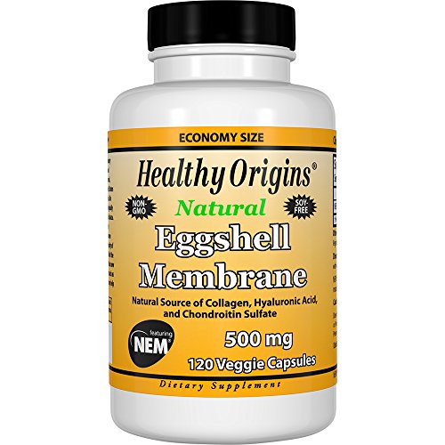 Healthy Origins - Natural Eggshell Membrane 500 mg. - 120 Vegetarian Capsules