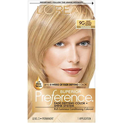 L'Oreal Preference Hair Color,# 9G Light Golden Blonde - 1 ea.