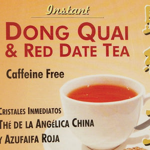 Prince of Peace - Instant Dong Quai & Red Date Tea Caffeine Free - 10 Tea Bags