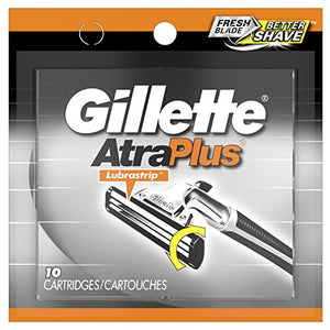 Gillette Atra Plus, Refill Cartridges - 10 ea