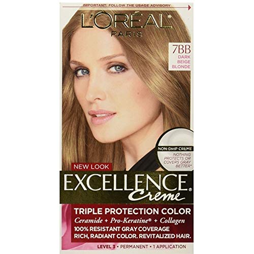 Loreal Excellence Hair Color, # 7BB Dark Beige Blonde - 1 ea.
