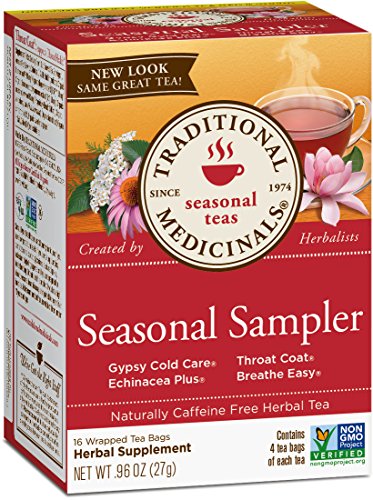 Traditional Medicinals - Seasonal Sampler Tea - 16 Tea Bags