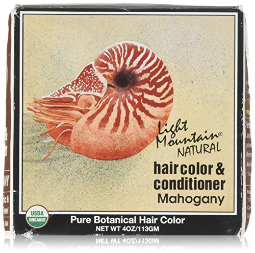 Light Mountain Natural - Hair Color & Conditioner Kit Mahogany - 4 oz.