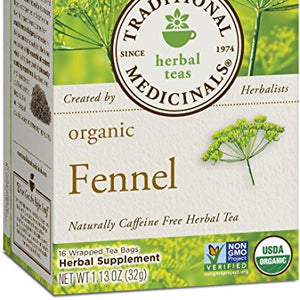 Traditional Medicinals - Organic Herbal Tea Fennel - 16 Tea Bags